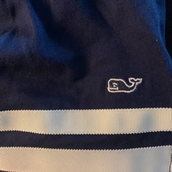 Vineyard vines nautical shift dress woman’s medium 3/4 sleeves - Picture 5 of 6